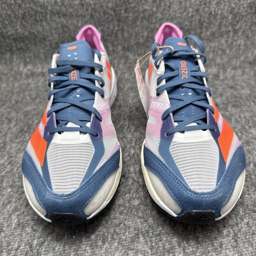 Adidas Adizero Adios 7 M Grey Purple Orange GX6647 Men's Sz 11.5 Running Shoes - Picture 2 of 8